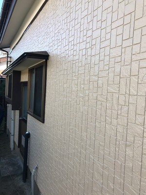 新潟市北区外壁リフォーム事例、塗装後