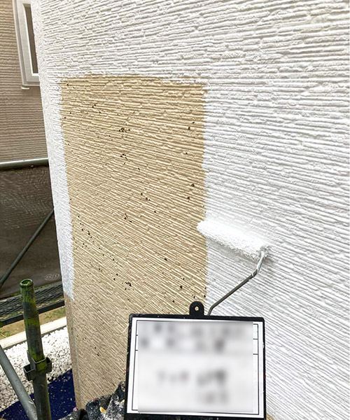 新潟市北区S様邸外壁塗装_下地調整