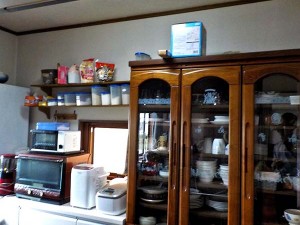 新潟市北区Y様邸キッチンリフォーム事例_リフォーム前食器棚