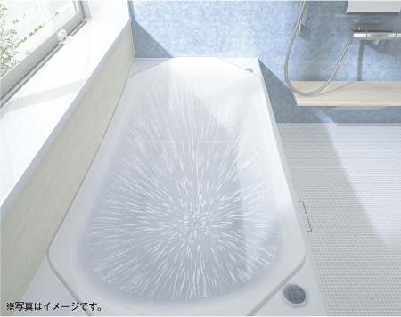 自動洗浄機能付きのお風呂にリフォーム（TOTOサザナ）